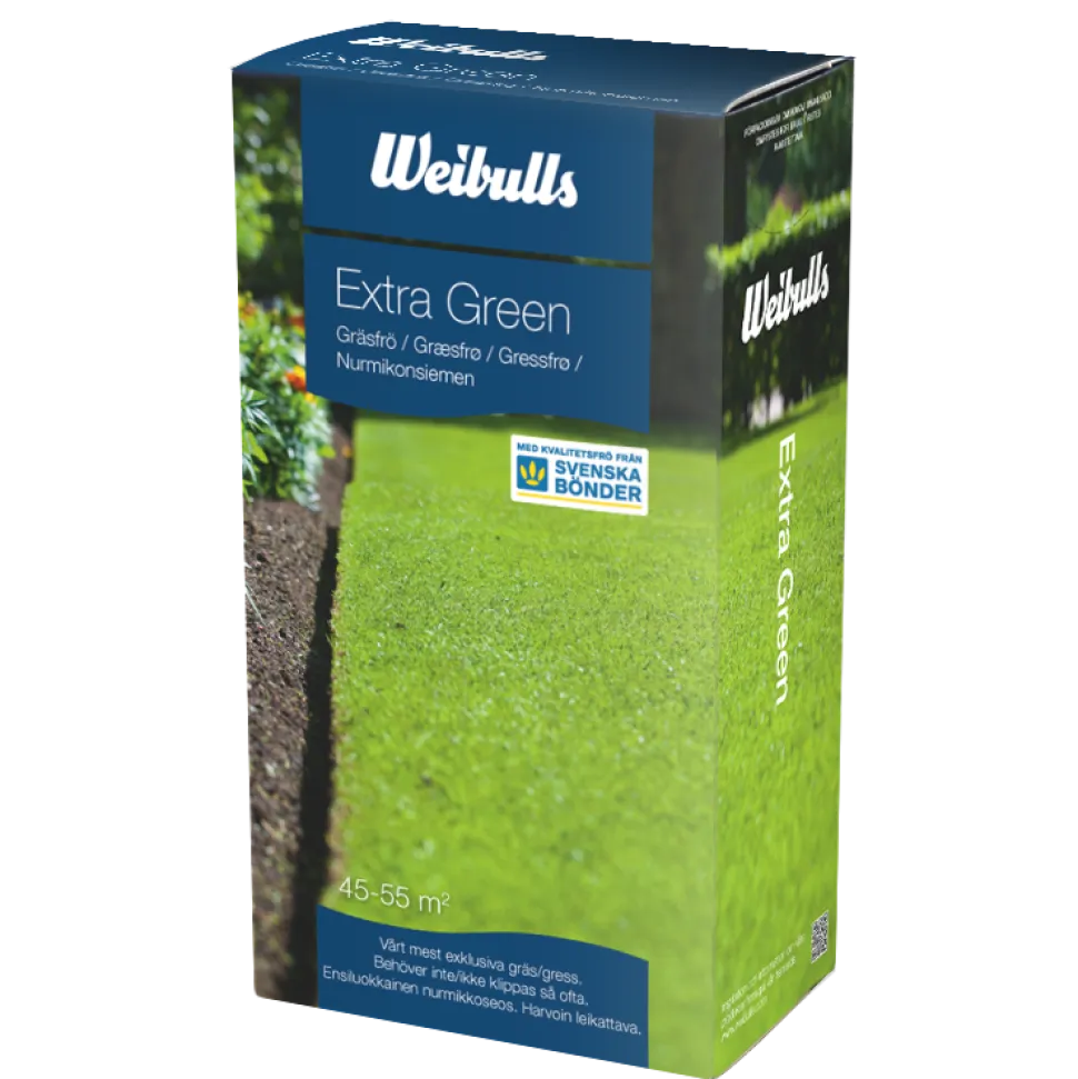 Nurmikonsiemenet Weibulls Extragreen 1kg