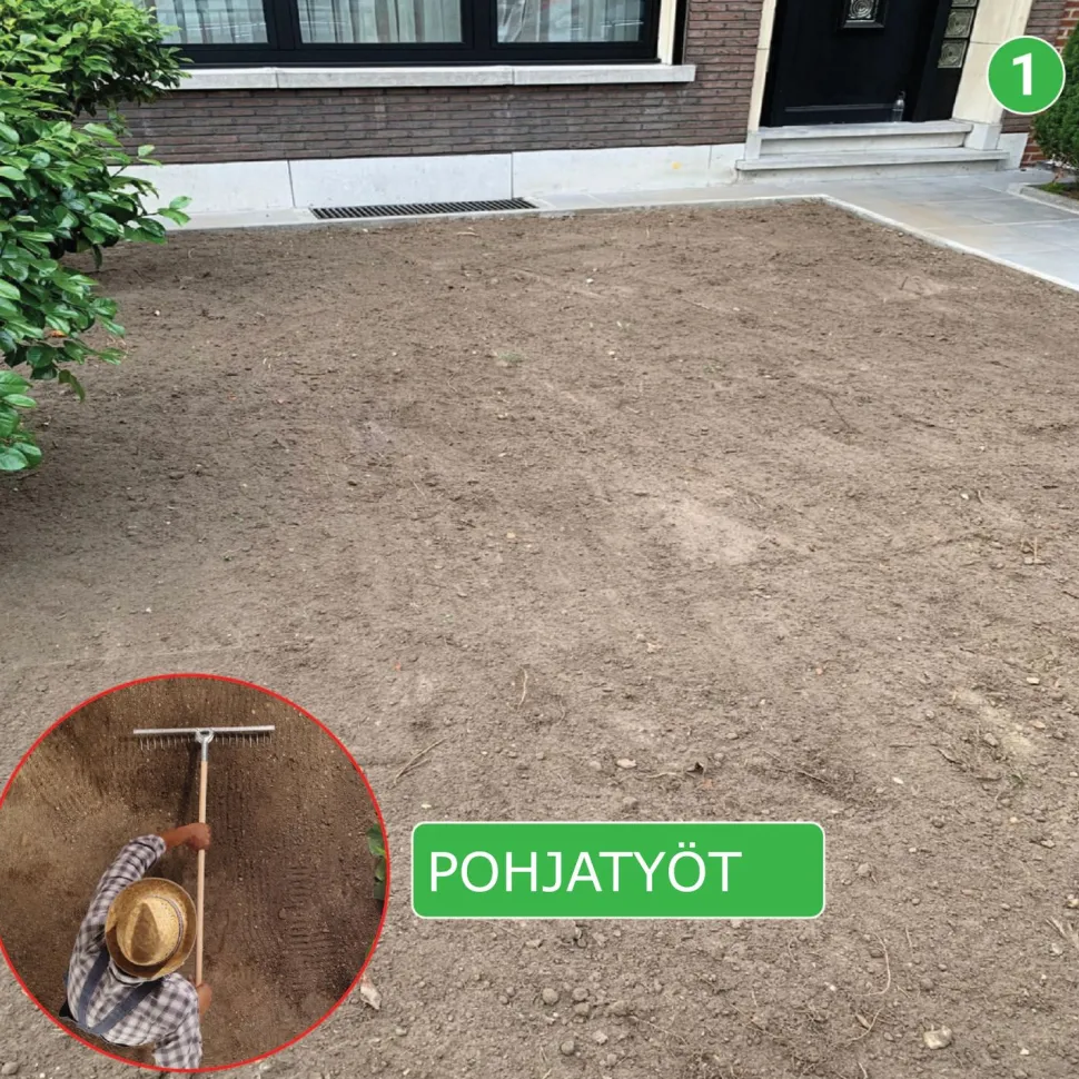 Nurmikon siemenmatto Turfquick Extra Grön, 40 m²