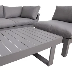 Oleskeluryhmä Home4you Fluffy, 5-istuttava, harmaa