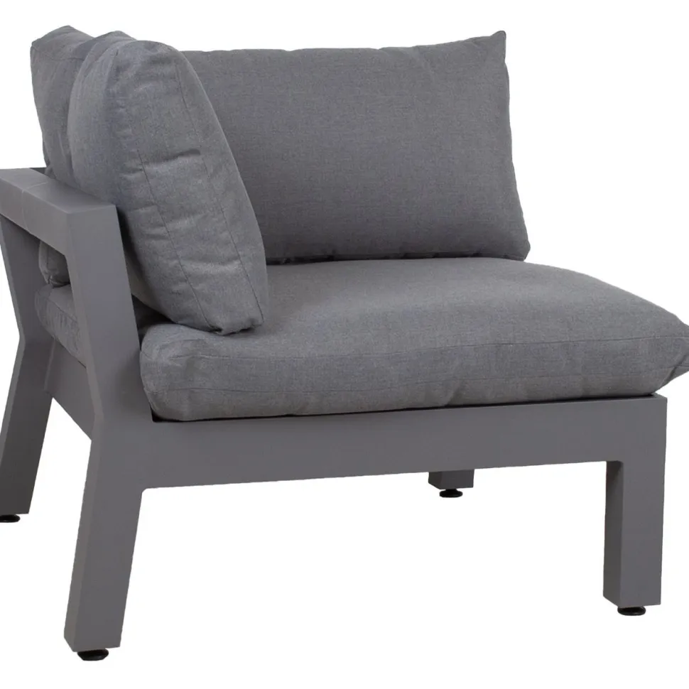 Oleskeluryhmä Home4you Fluffy, 5-istuttava, harmaa