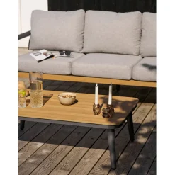Oleskeluryhmä House Nordic Comillas, 5-istuttava, pehmusteilla, harmaa