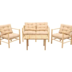 Oleskeluryhmä Linento Garden MY028, 4-istuttava, beige