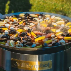 Paellasetti GrillSymbol PRO-720 Ø72 cm D-400 kaasupoltin säädinletkusetti