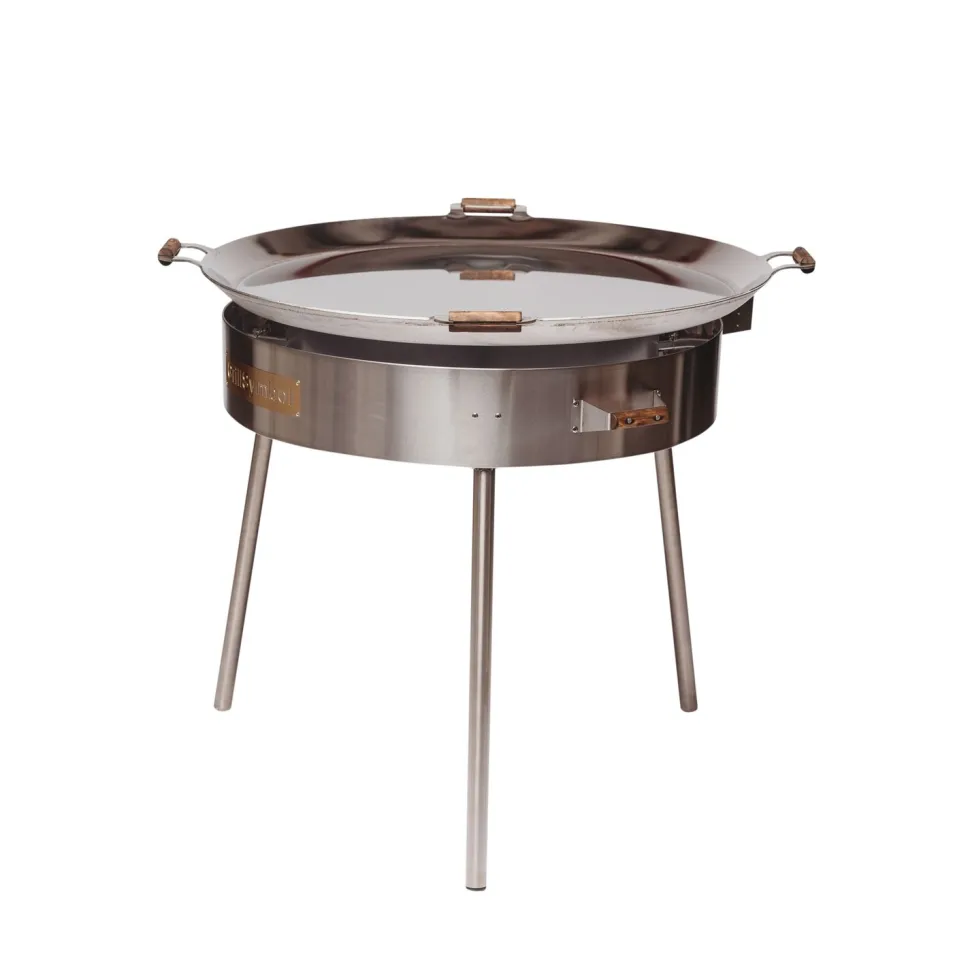 Paellasetti GrillSymbol PRO-960-INOX Ø 96 cm B-600 kaasupoltin säädinletkusetti teräs