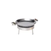 Paellasetti GrillSymbol PRO-460-INOX Ø 46 cm D-300 kaasupoltin säädinletkusetti teräs