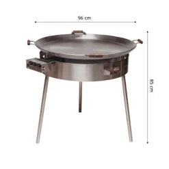 Paellasetti GrillSymbol PRO-960 Light Ø 96 cm B-600 kaasupoltin säädinletkusetti