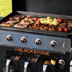 Parilagrilli Blackstone 36", sis. Airfryer, kaasu, 4 poltinta