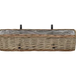 Parveke kukkalaatikko 2 kpl paju pe-vuori 60 cm