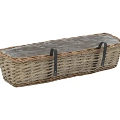 Parveke kukkalaatikko 2 kpl paju pe-vuori 60 cm