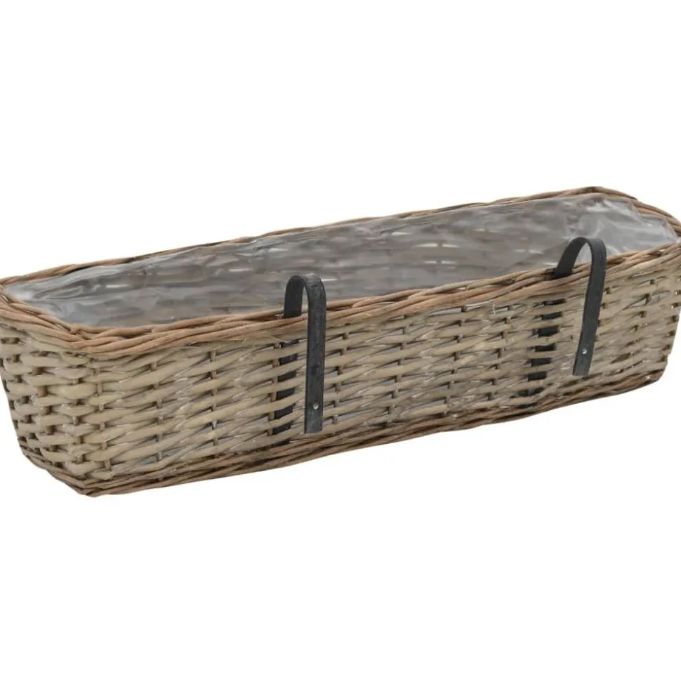 Parveke kukkalaatikko 2 kpl paju pe-vuori 60 cm