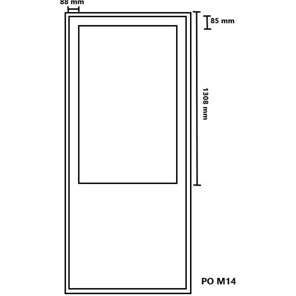 Parvekeovi Timburg PO 14 9-10x21 karmi 115 mm valkoinen