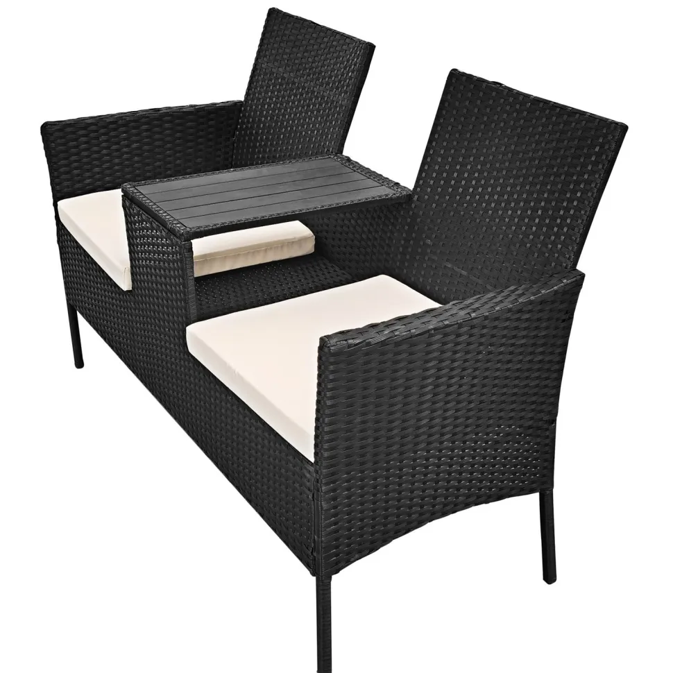 Parvekesetti AB Polar Palma 136x60x85 cm musta