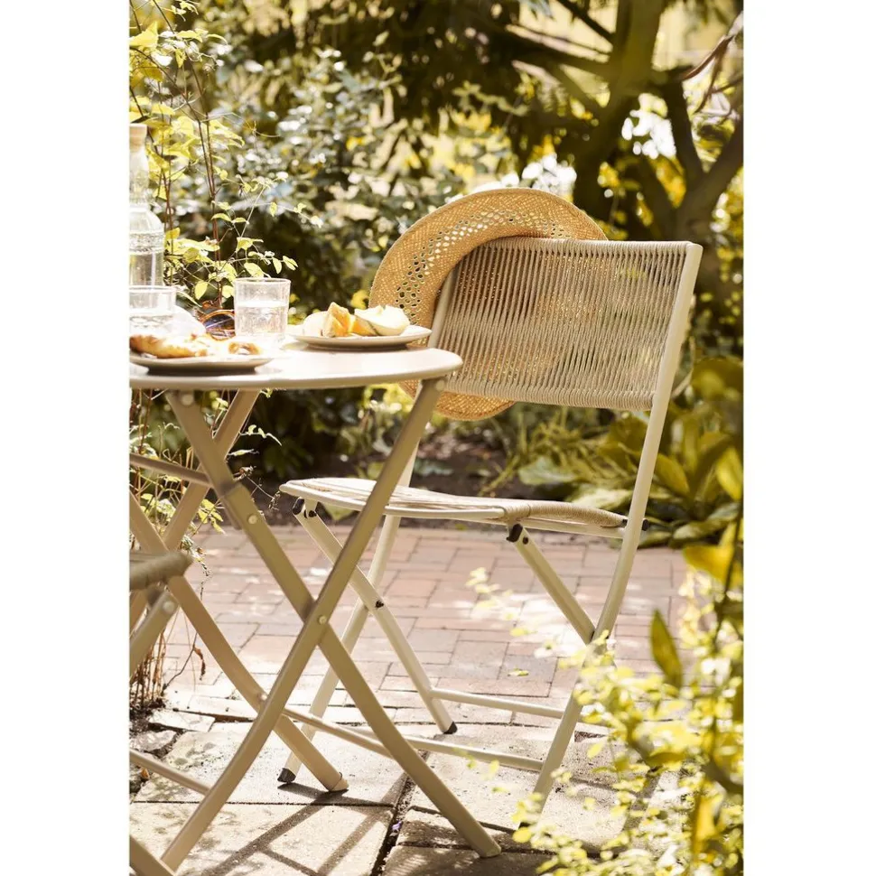 Parvekesetti House Nordic Arcas, ø60cm pöytä + 2 tuolia, taupe
