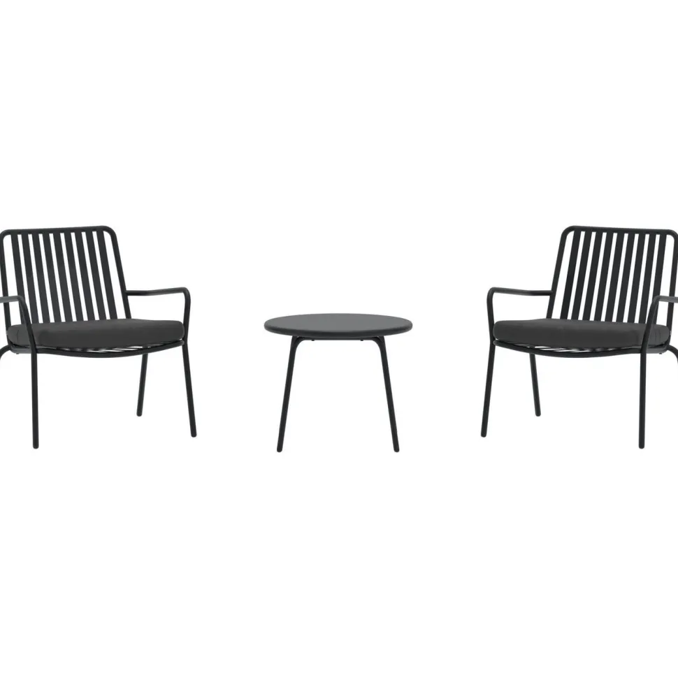 Parvekesetti Venture Home Mykonos, ø50cm, 2-istuttava, beige