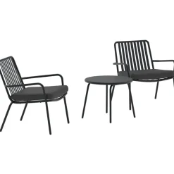 Parvekesetti Venture Home Mykonos, ø50cm, 2-istuttava, beige