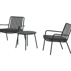 Parvekesetti Venture Home Mykonos, ø50cm, 2-istuttava, beige