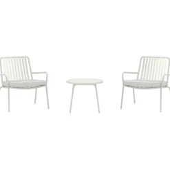 Parvekesetti Venture Home Mykonos, ø50cm, 2-istuttava, beige