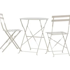 Parvekesetti Venture Home Tao, ø60cm pöytä + tuolit, vaaleansininen