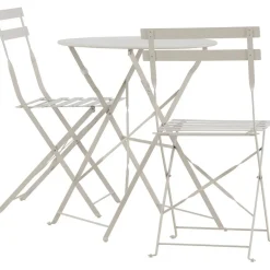 Parvekesetti Venture Home Tao, ø60cm pöytä + tuolit, vaaleansininen