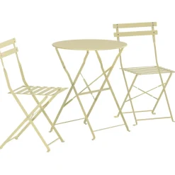 Parvekesetti Venture Home Tao, ø60cm pöytä + tuolit, vaaleansininen