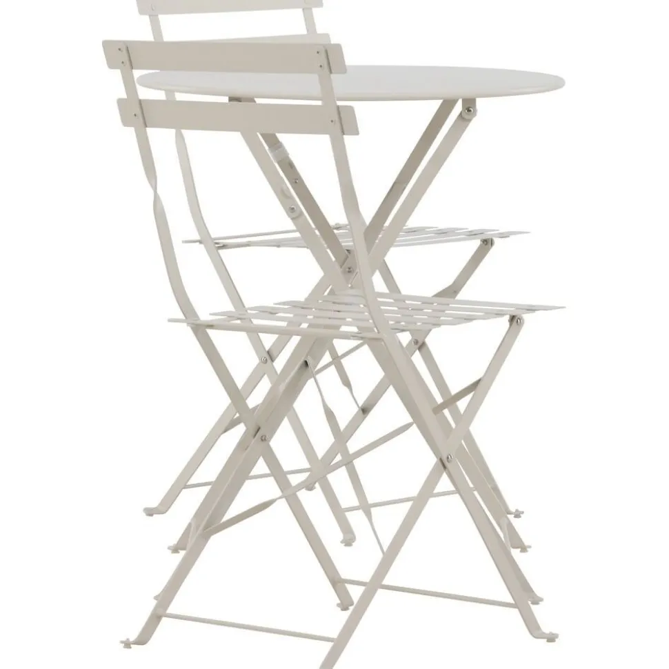 Parvekesetti Venture Home Tao, ø60cm pöytä + tuolit, vaaleansininen