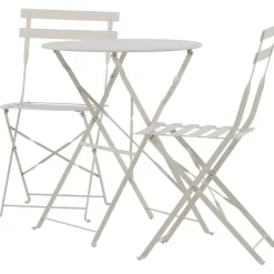 Parvekesetti Venture Home Tao, ø60cm pöytä + tuolit, vaaleansininen