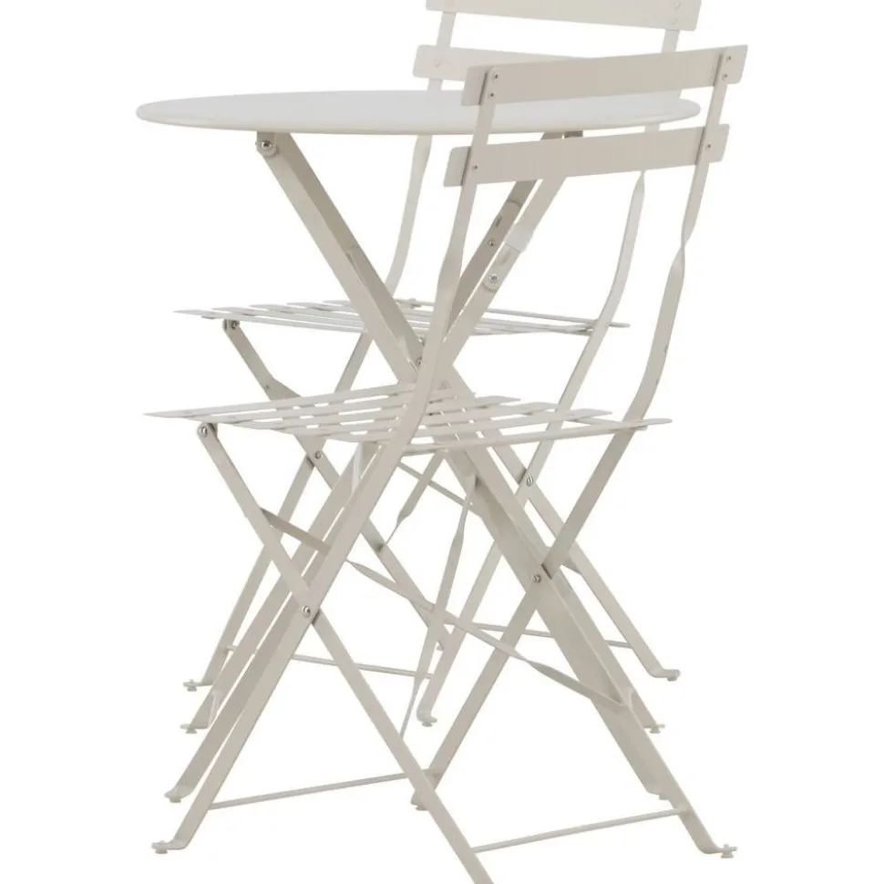 Parvekesetti Venture Home Tao, ø60cm pöytä + tuolit, vaaleansininen