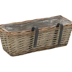 Parvekkeen kukkalaatikko 2 kpl paju pe-vuori 40 cm
