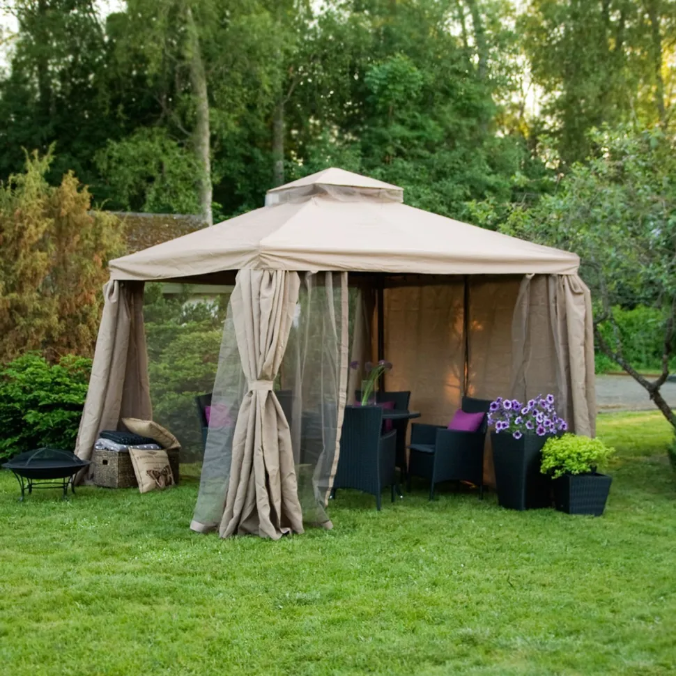 Paviljonki Home4you Legend, 2,91x2,91 m, beige