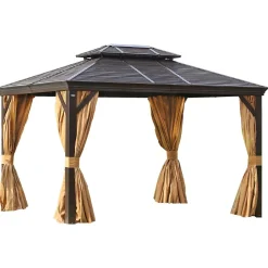 Paviljonki Home4you Sunset, 3x4m, ruskea