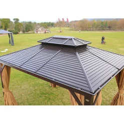 Paviljonki Home4you Sunset, 3x4m, ruskea