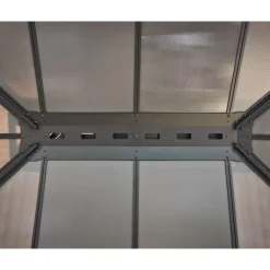 Paviljonki Palram-Canopia Dallas 6100, 3.6x6.1m, 12x20ft, harmaa