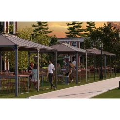 Paviljonki Palram-Canopia Martinique 5000 3,6 x 4,9 m 17,7 m² harmaa