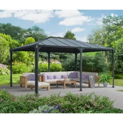 Paviljonki Palram-Canopia Martinique 5000 3,6 x 4,9 m 17,7 m² harmaa