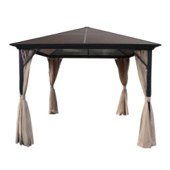 Paviljonki verhoilla AB Polar 3x3 m beige