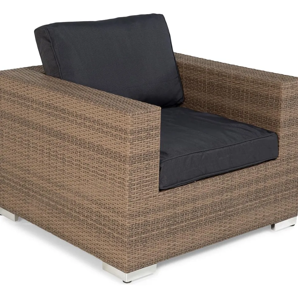 Pehmusteen päällinen Bahamas- nojatuoliin, tummanharmaa