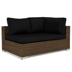Pehmusteen päällinen Bahamas-päätymoduuliin oikea/vasen musta