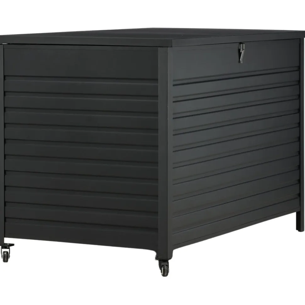 Pehmustelaatikko Venture Home Tiana, 150x100cm, musta