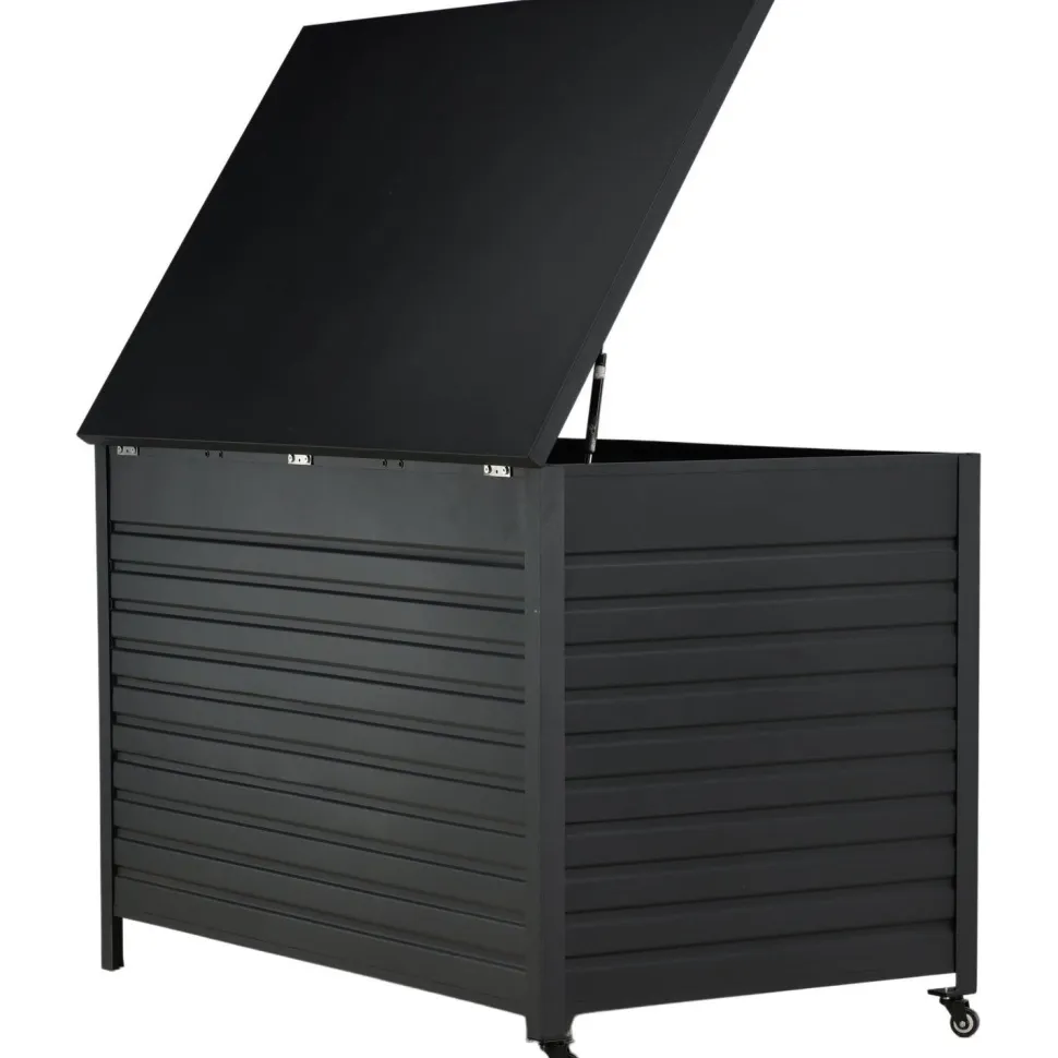 Pehmustelaatikko Venture Home Tiana, 150x100cm, musta