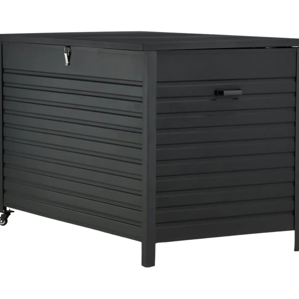 Pehmustelaatikko Venture Home Tiana, 150x100cm, musta