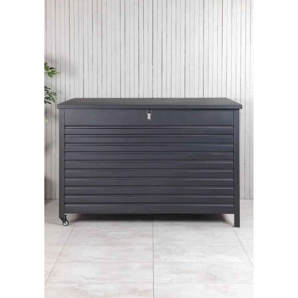 Pehmustelaatikko Venture Home Tiana, 150x100cm, musta