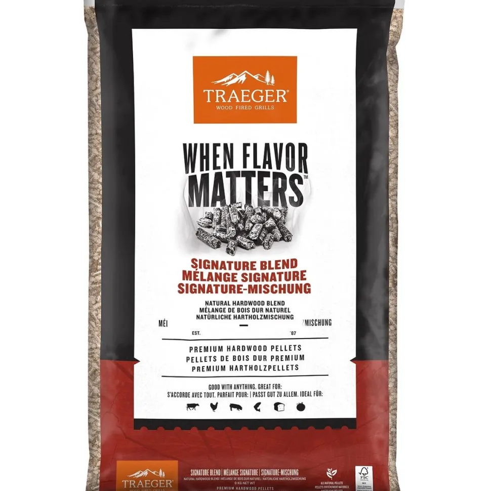 Pelletti Traeger Signature Blend EU, 9kg, kirsikka/tammi/leppä