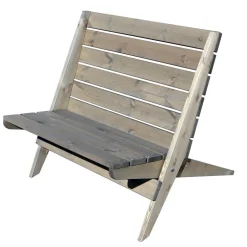 Penkki EcoFurn TuplaGranny 2.0 mänty harmaa