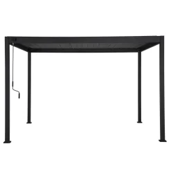 Pergola Home4You Mirador-88, 300x300cm, tummanharmaa