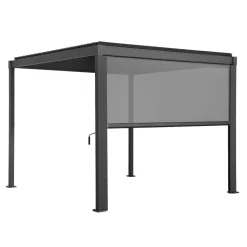 Pergolan rullakaihdin Home4You Mirador-80/88(3m), 27,9x22,45cm, harmaa