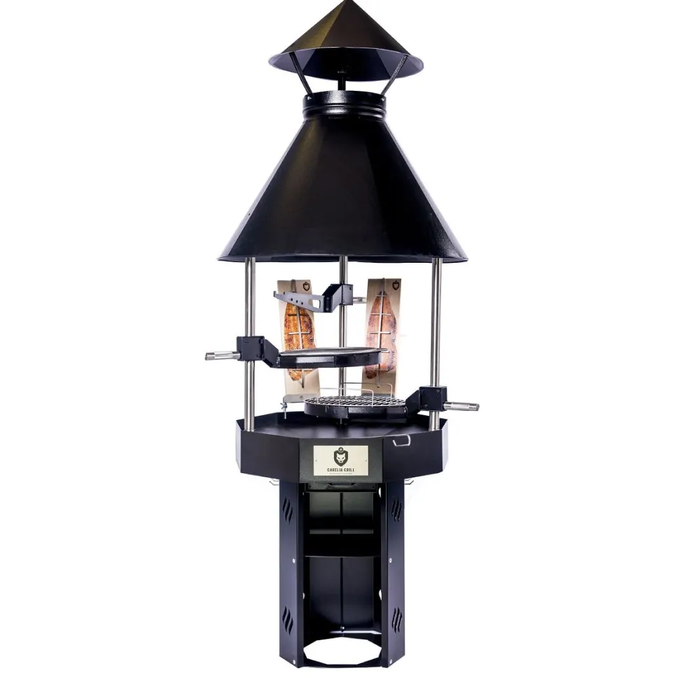 Pihagrilli Carelia Grill® 9K-80 Premium korkea musta