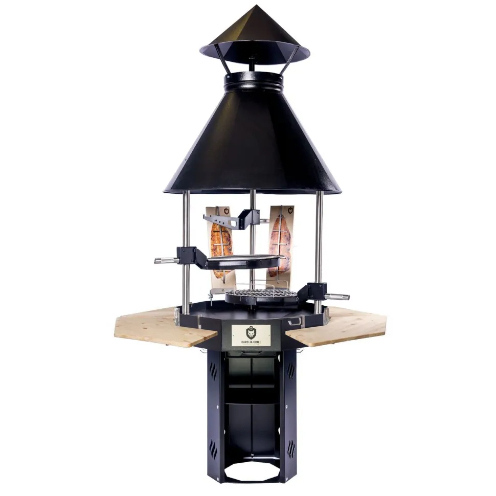 Pihagrilli Carelia Grill® 9K-80 Premium korkea musta