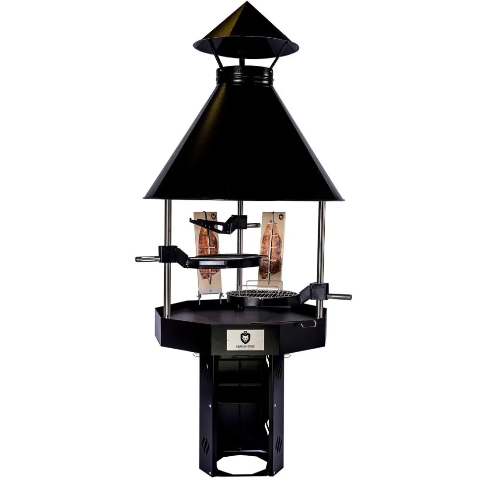Pihagrilli Carelia Grill® 9K-100 Premium korkea musta
