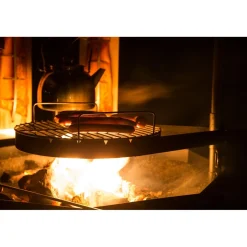 Pihagrilli Carelia Grill® 9K-80 Premium matala ilman huuvaa musta