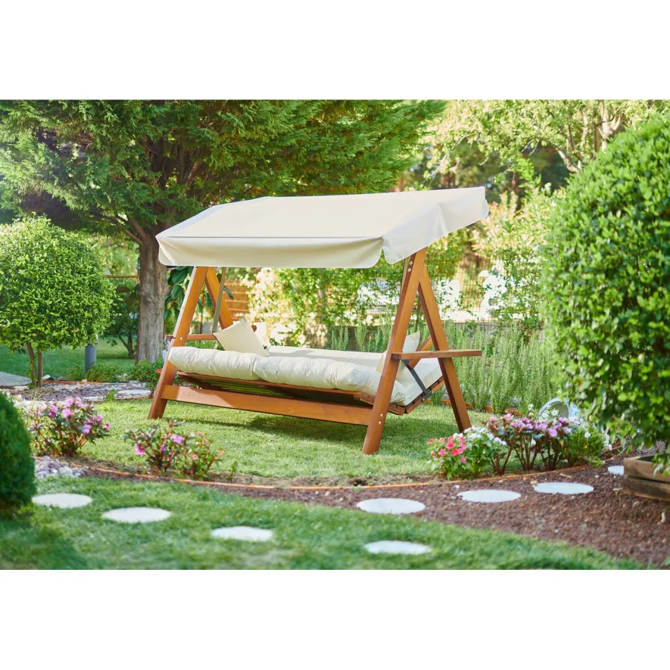 Pihakeinu Linento Garden Lyon 3-istuttava beige
